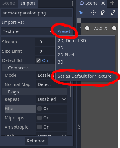 Setting filter to be off by default